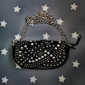 NICOLE LEE stud purse with strap